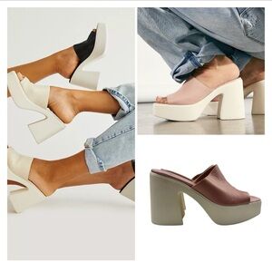 NWOT Free People Zoe Platform 10/EU 40